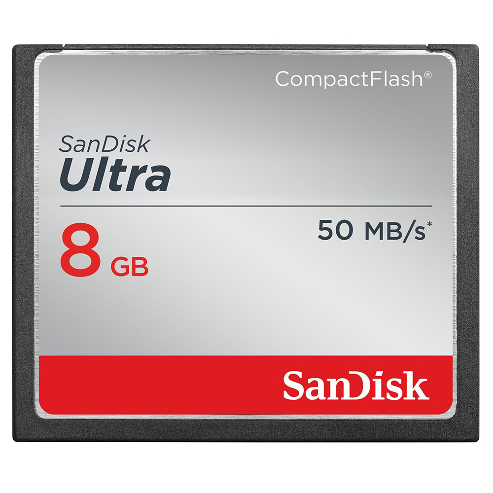 SanDisk Ultra CompactFlash Memory Card - 8GB (Item No: SDCFHS-008G-G46)